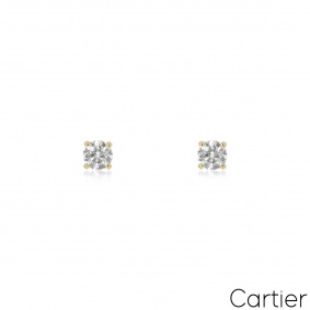 Cartier Yellow Gold Diamond Earrings 0.46ct G/VVS1 N8515069 Cartier Yellow Gold Diamond Earrings 0.46ct G/VVS1 N8515069